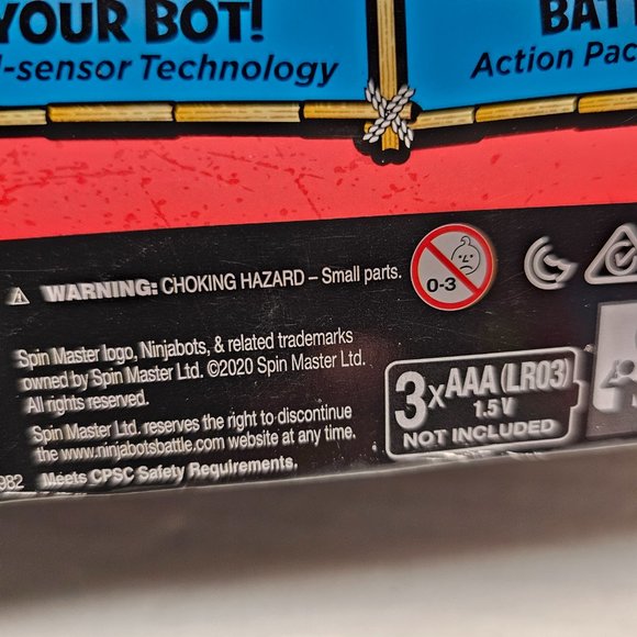 New NinjaBots Hilarious Battling Robots Blue Cobra & Trainer Head & Arms Explode - Picture 15 of 16